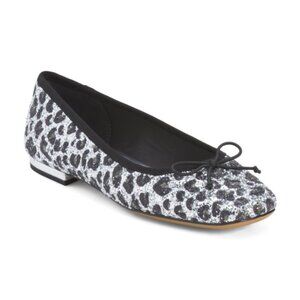 FRANCO SARTO Silver Abigail Flats